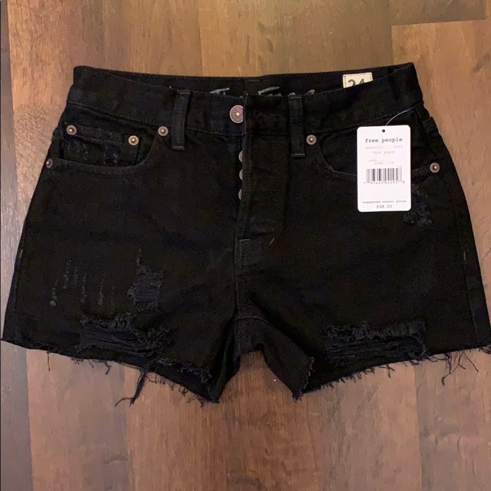NWT black free people shorts